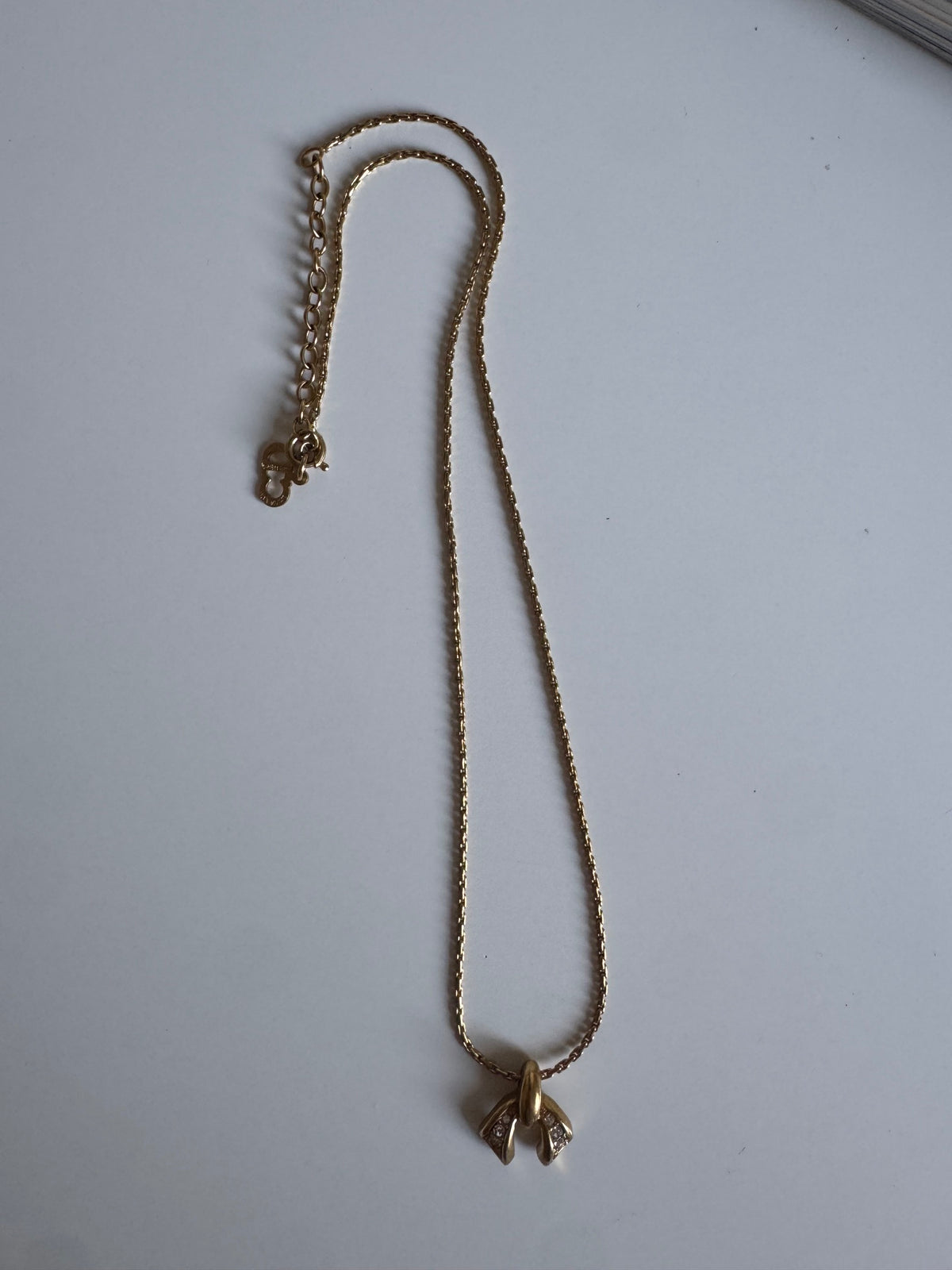 Vintage Christian Dior – naszyjnik z kryształkami