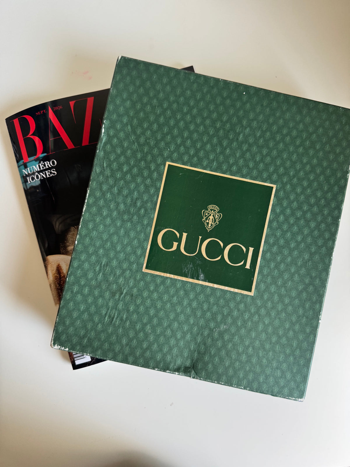Vintage Gucci Agenda 1990 – kompletny zestaw z oryginalnym pudełkiem i długopisem