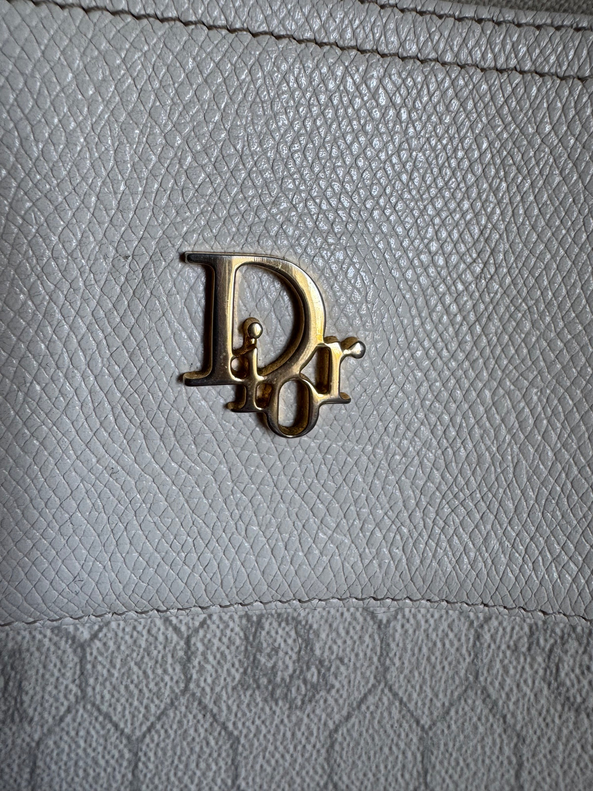 Vintage Christian Dior – duża torba shopper z monogramem